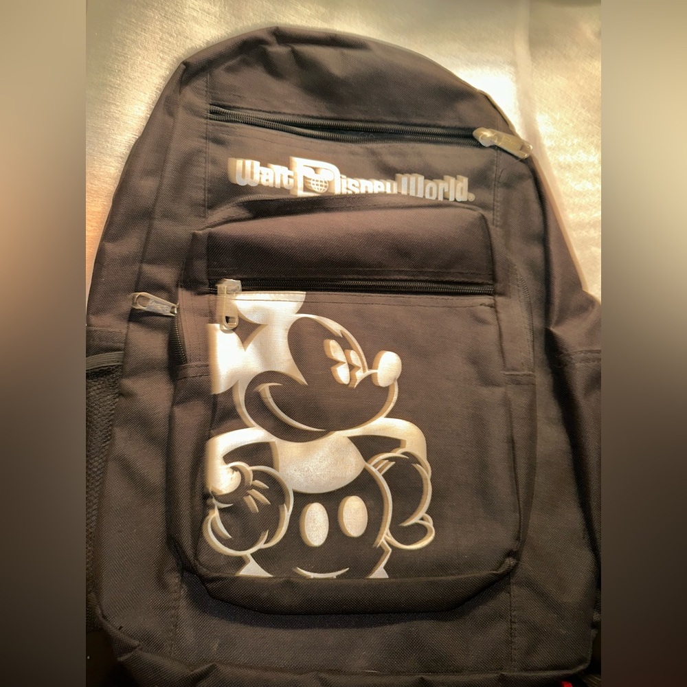 Disney Kids Mickey Mouse Black Backpack